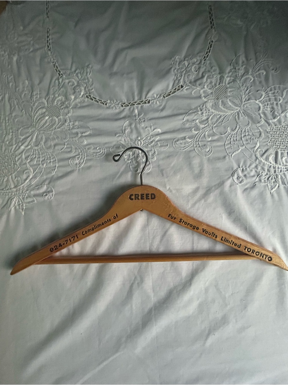 Creed Wooden Hanger in Natural Wood Tone